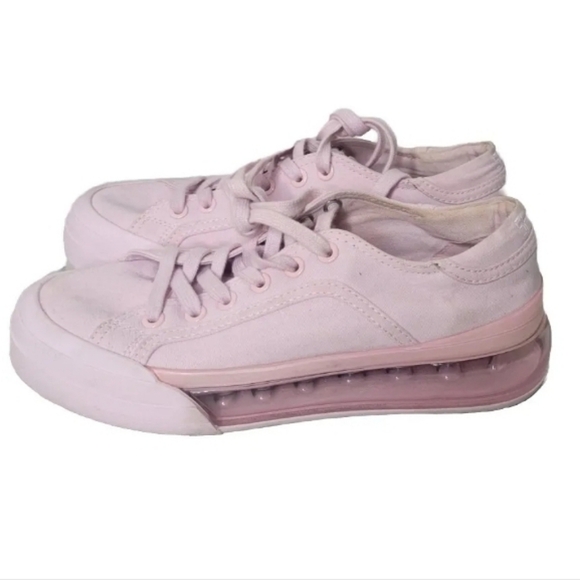 SHOES 53045 Sneak' Air Unisex Size Pink Low Top Translucent Sole Sneaker… - Picture 2 of 6